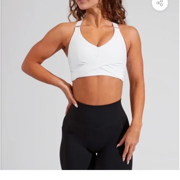 Periwinkle Blue Sugar Rush Candy Wrap Sports Bra 💙 BuffBunny 💙 Medium ➡️ NEW - Picture 10 of 16